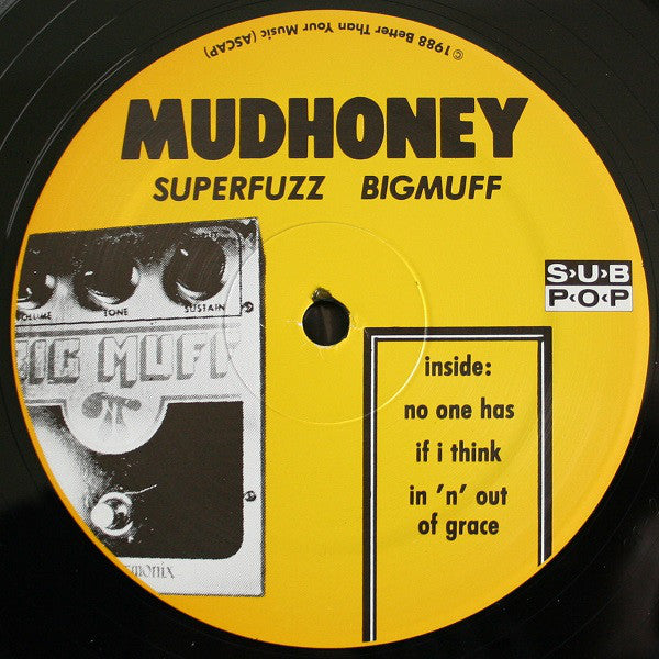 Mudhoney : Superfuzz Bigmuff (12", EP, RE, RM)