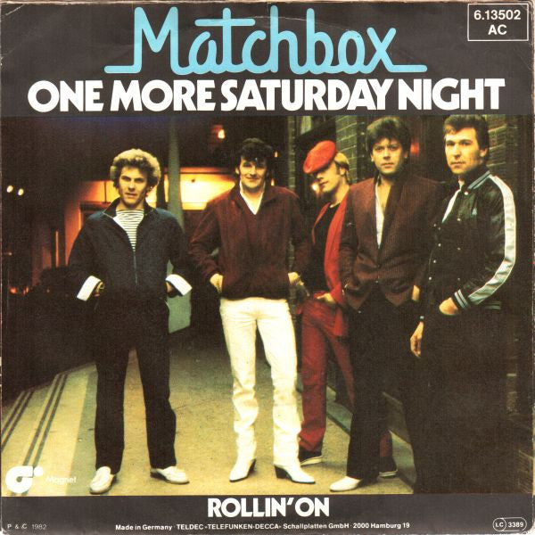 Matchbox (3) : One More Saturday Night (7", Single)