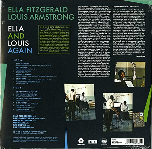 Ella Fitzgerald And Louis Armstrong : Ella And Louis Again (LP, Album, Ltd, RE, RM, 180)