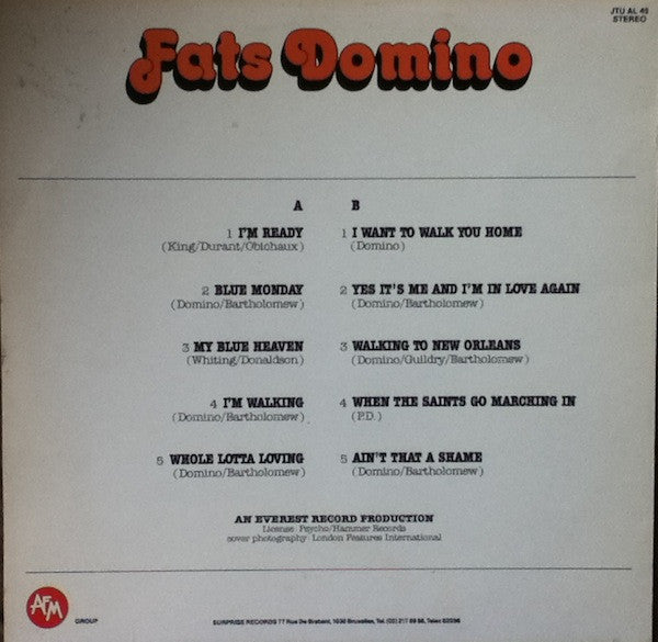 Fats Domino : Fats Domino (LP, Album)