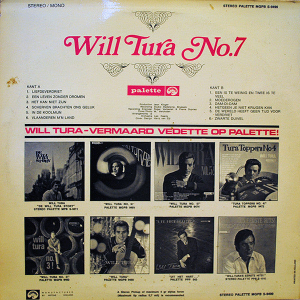 Will Tura : Will Tura No. 7 (LP, Album)