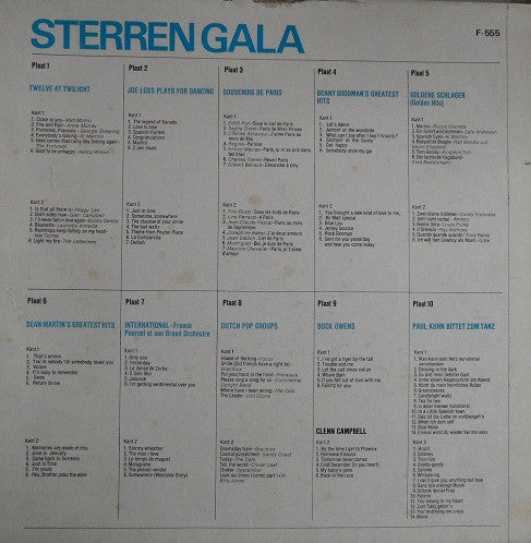Various : Sterren Gala (10xLP, Comp + Box)