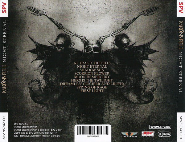 Moonspell : Night Eternal (CD, Album)