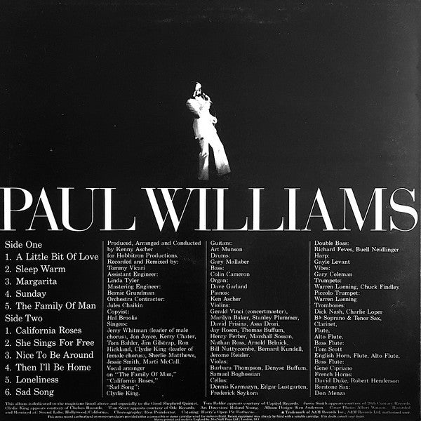 Paul Williams (2) : A Little Bit Of Love (LP, Album)