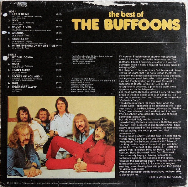 The Buffoons : The Best Of The Buffoons (LP, Album)