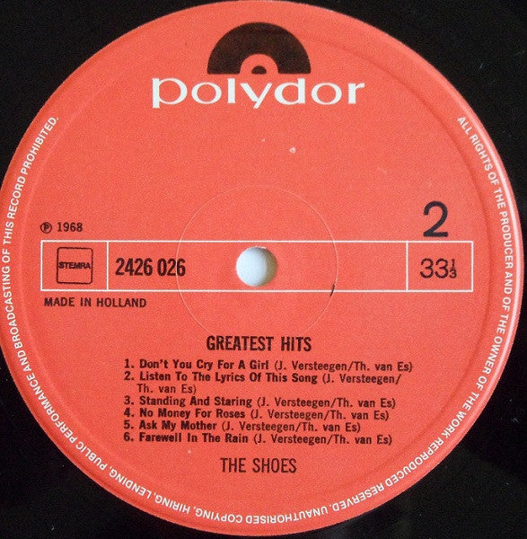 The Shoes : Greatest Hits (LP, Comp, RE)