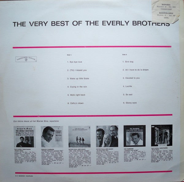 Everly Brothers : The Very Best Of The Everly Brothers (LP, Album)