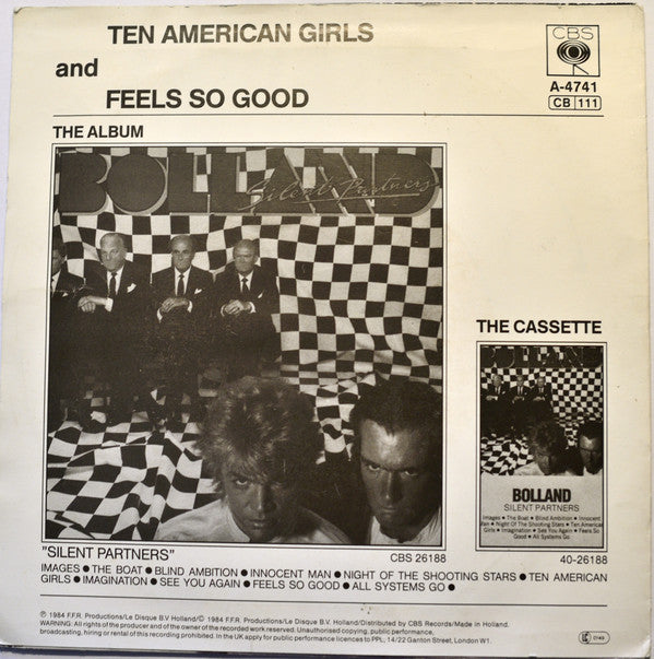 Bolland & Bolland : Ten American Girls (7", Single)