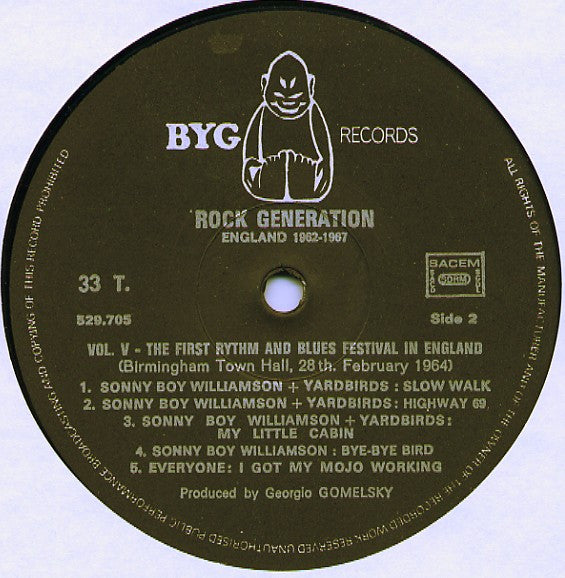 Various : Rock Generation Volume 5 - The First Rhythm & Blues Festival In England (LP)