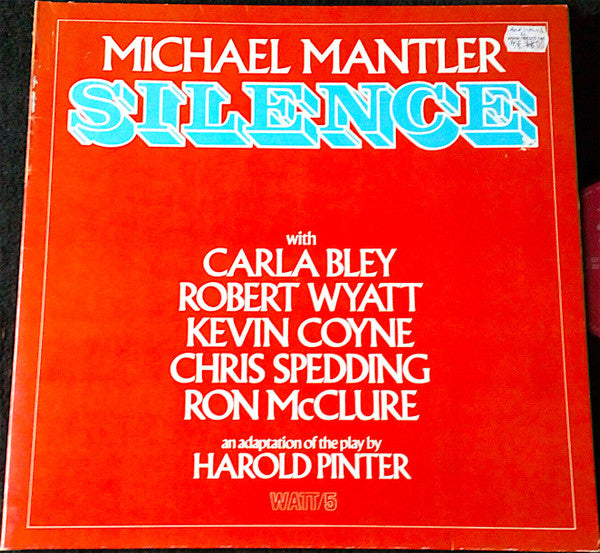 Michael Mantler : Silence (LP, Album, Gat)