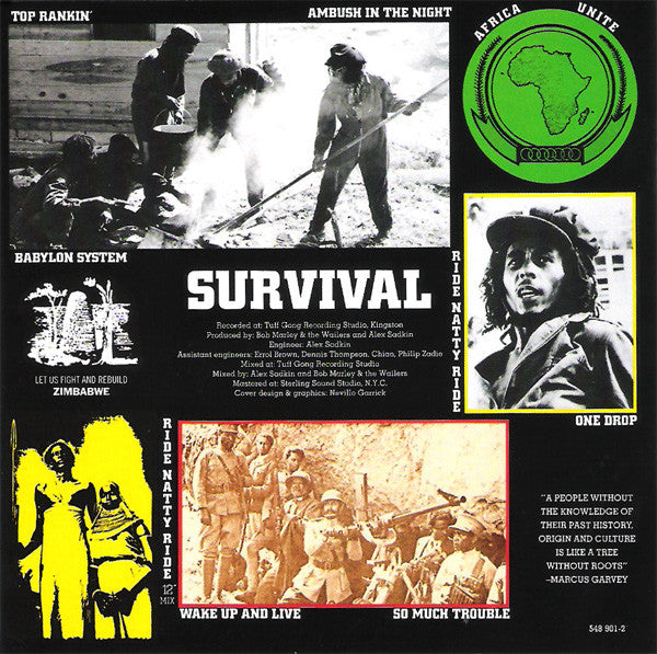 Bob Marley & The Wailers : Survival (CD, Album, RE, RM, RP)