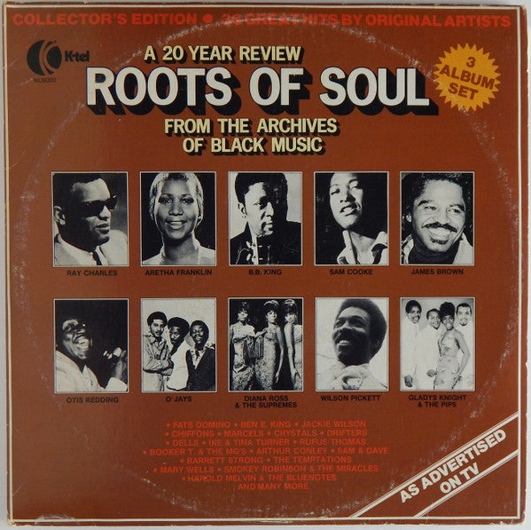 Various : Roots Of Soul (3xLP, Comp, Gol)