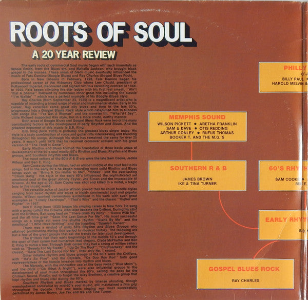 Various : Roots Of Soul (3xLP, Comp, Gol)