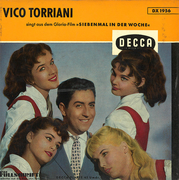 Vico Torriani : Siebenmal In Der Woche (7", EP)