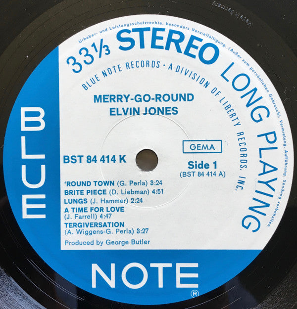 Elvin Jones : Merry Go Round (LP, Album)