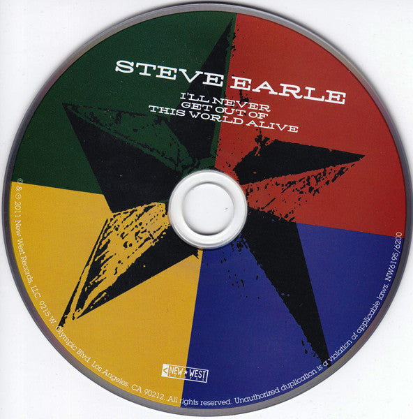 Steve Earle : I'll Never Get Out Of This World Alive (CD, Album + DVD-V + Ltd)