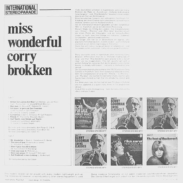 Corry Brokken : Miss Wonderful (LP, Comp)