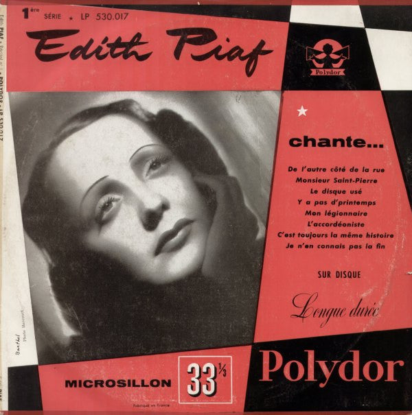 Edith Piaf : Recital Nº 1 (10", Album)