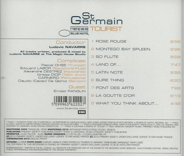 St Germain : Tourist (CD, Album, RM)