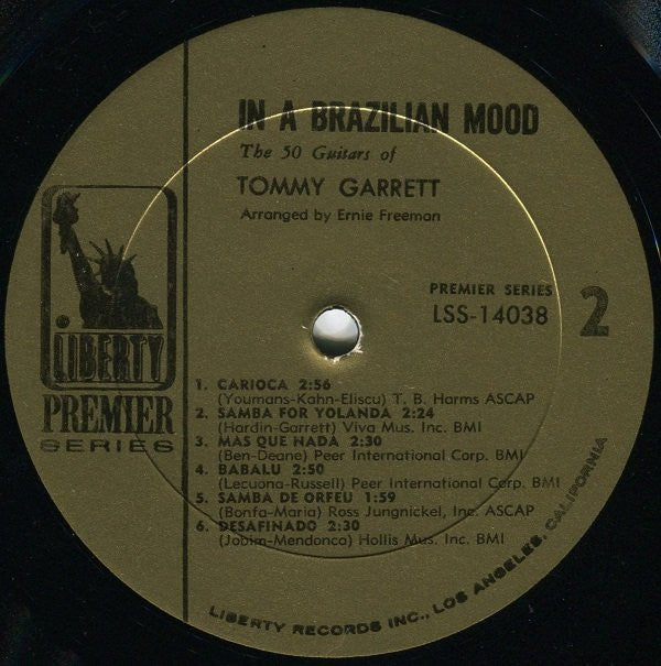 The 50 Guitars Of Tommy Garrett : In A Brazilian Mood (LP, Album, All)