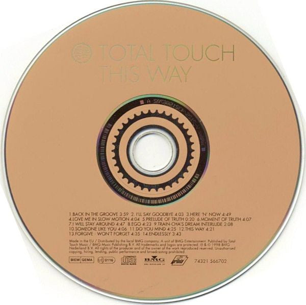 Total Touch : This Way (CD, Album)