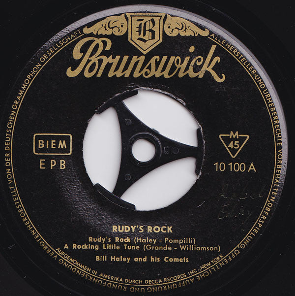 Bill Haley And His Comets : Rudy's Rock (7", EP)