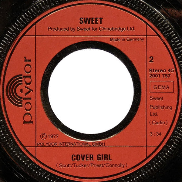 The Sweet : Love Is Like Oxygen (7", Single)