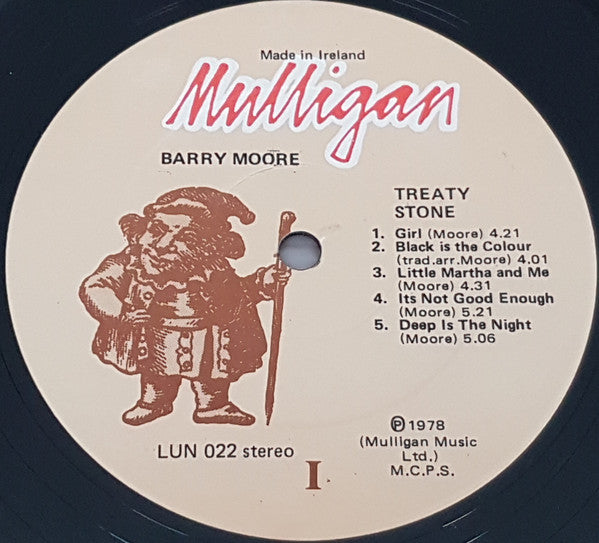 Barry Moore : Treaty Stone (LP, Album)