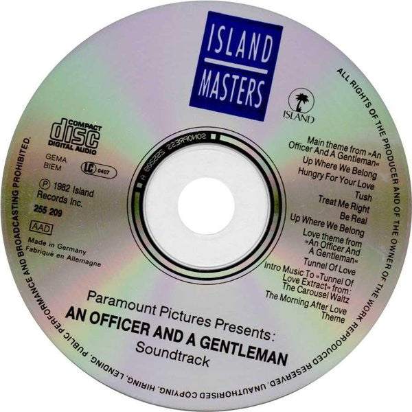 Various : An Officer And A Gentleman (CD, Comp, RE)