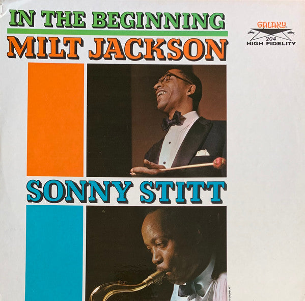 Milt Jackson & Sonny Stitt : In The Beginning (LP, Album, Mono)