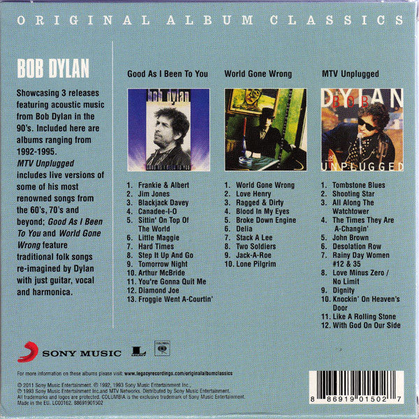 Bob Dylan : Original Album Classics (Box, Comp + CD, Album, RE + CD, Album, RE + CD, Al)