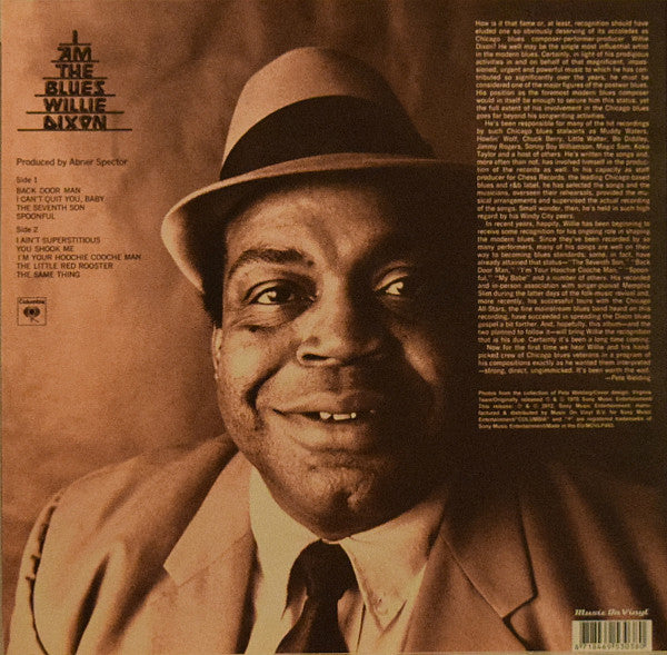 Willie Dixon : I Am The Blues (LP, Album, RE, 180)