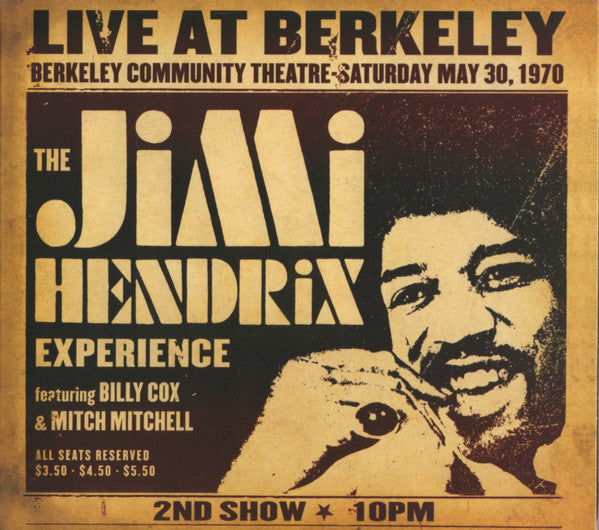The Jimi Hendrix Experience : Live At Berkeley (CD, Album, RE, RM, Dig)