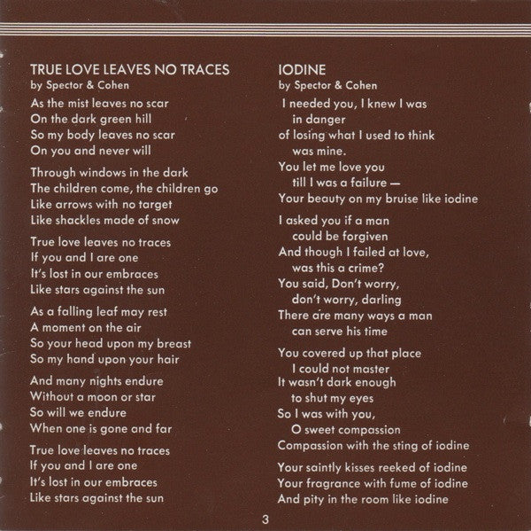 Leonard Cohen : Death Of A Ladies' Man (CD, Album)