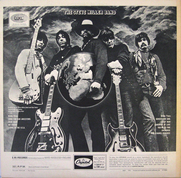 The Steve Miller Band* : Sailor (LP, Album, RE)