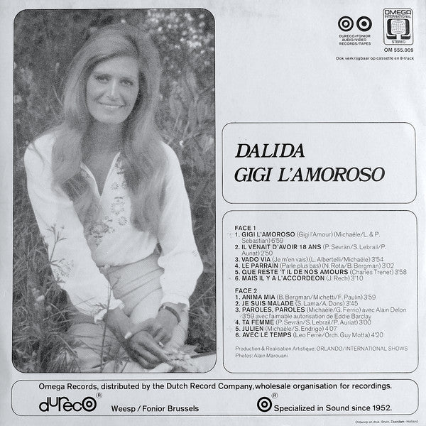 Dalida : Gigi L'Amoroso (LP, Comp)
