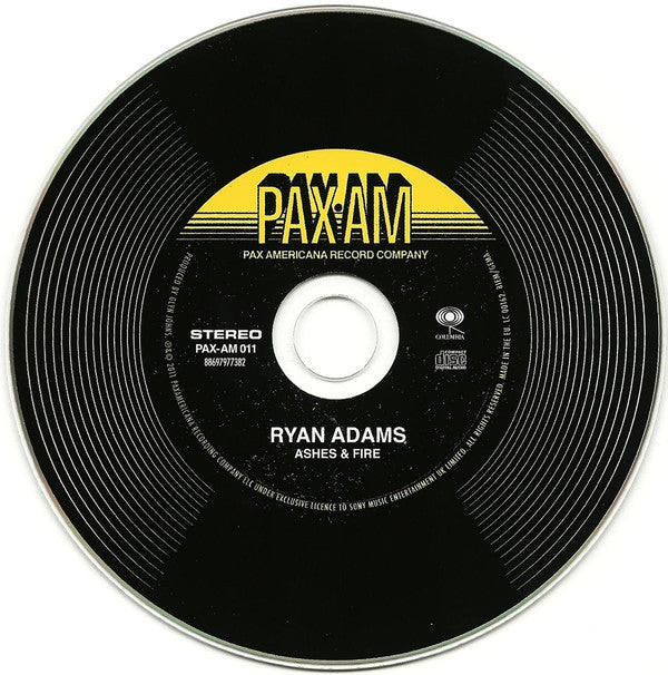 Ryan Adams : Ashes & Fire (CD, Album)