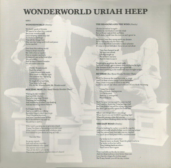 Uriah Heep : Wonderworld (LP, Album)