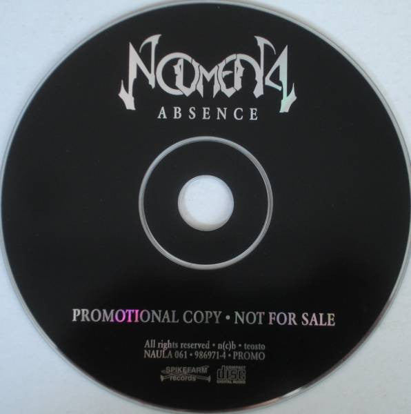 Noumena (2) : Absence (CD, Album, Promo, Car)