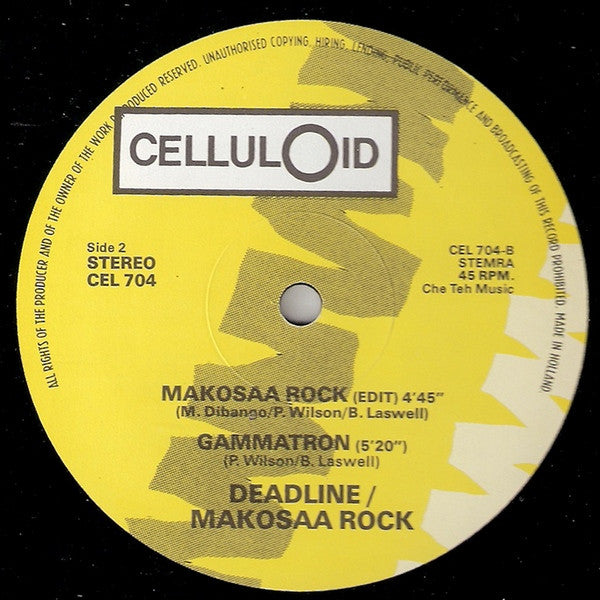 Deadline : Makosaa Rock (12")