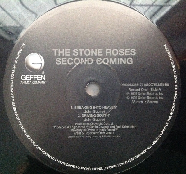 The Stone Roses : Second Coming (2xLP, Album, RE, 180)
