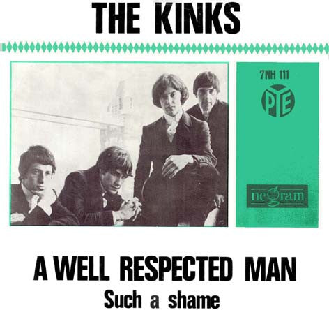 The Kinks : A Well Respected Man (7", Single, Gre)