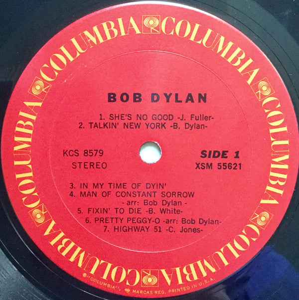 Bob Dylan : Bob Dylan (LP, Album, RE, Pit)