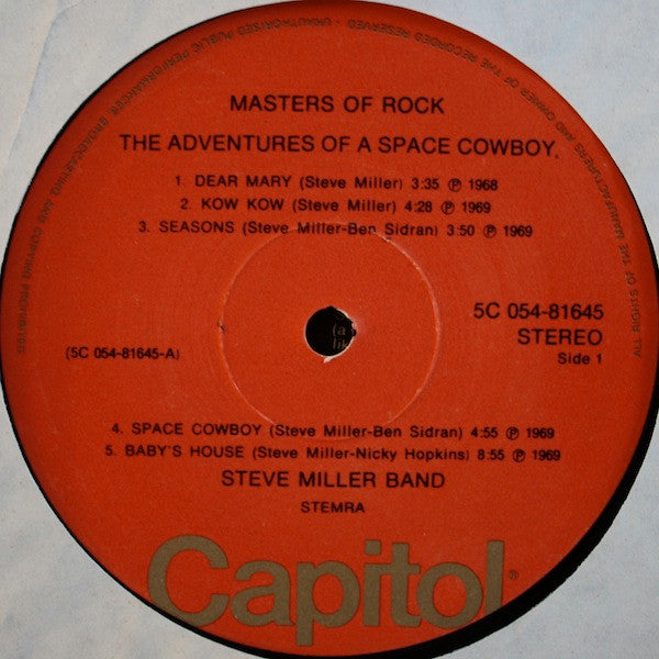 Steve Miller Band : The Adventures Of A Space Cowboy (LP, Comp)