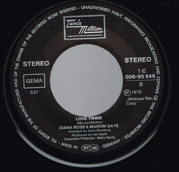 Diana Ross And Marvin Gaye : Stop, Look, Listen (To Your Heart) (7", Single)