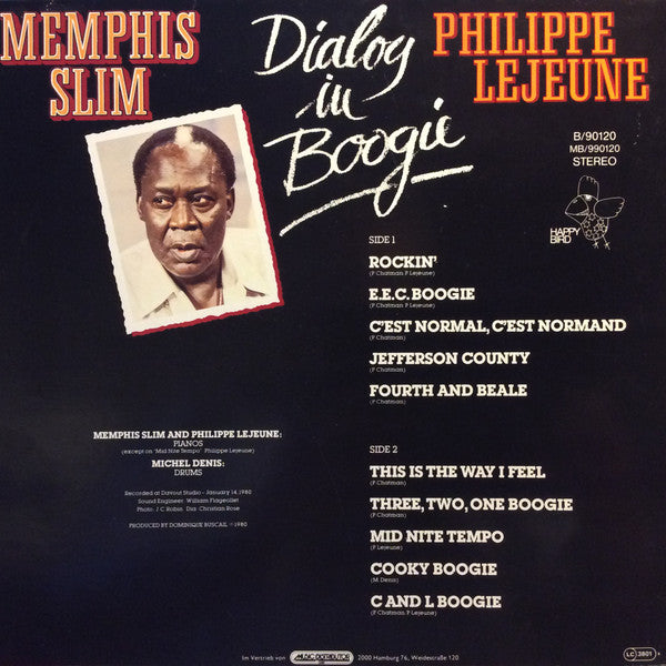 Memphis Slim, Philippe Lejeune : Dialog In Boogie (LP, Album)