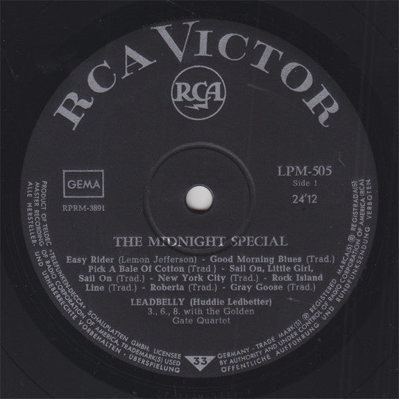 Leadbelly : The Midnight Special (LP, Comp)