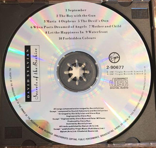 David Sylvian : Secrets Of The Beehive (CD, Album)