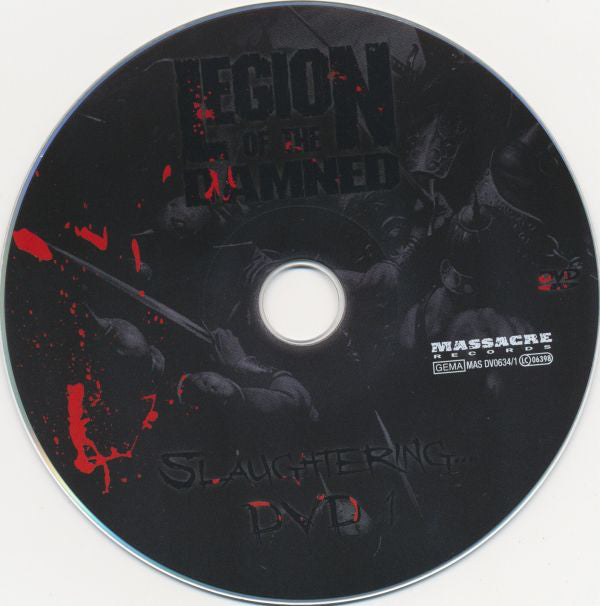 Legion Of The Damned : Slaughtering... (CD + 2xDVD + Comp, Ltd)