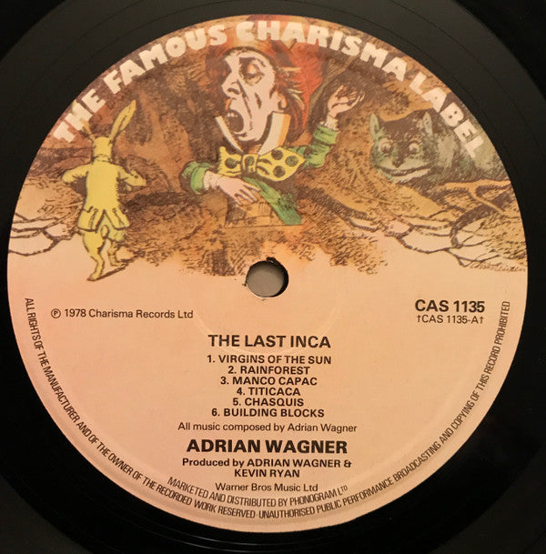 Adrian Wagner (2) : The Last Inca (LP, Album)